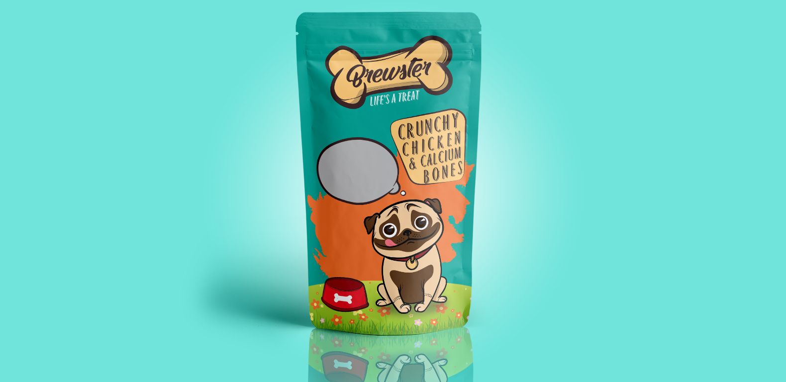 Packaging-Design-Brewster-pet-food-front-