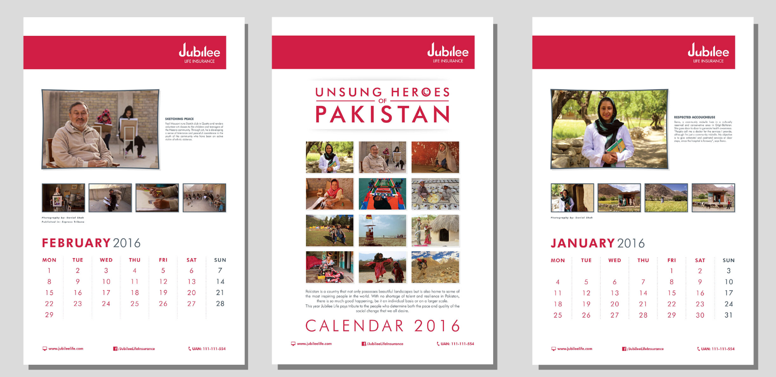 Thematic Calendar Design JUBILEE LIFE INSURANCE thematic-calendar-design-jubilee-life-insurance