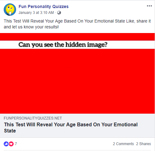 Engagement-for-social-media-personality-quiz