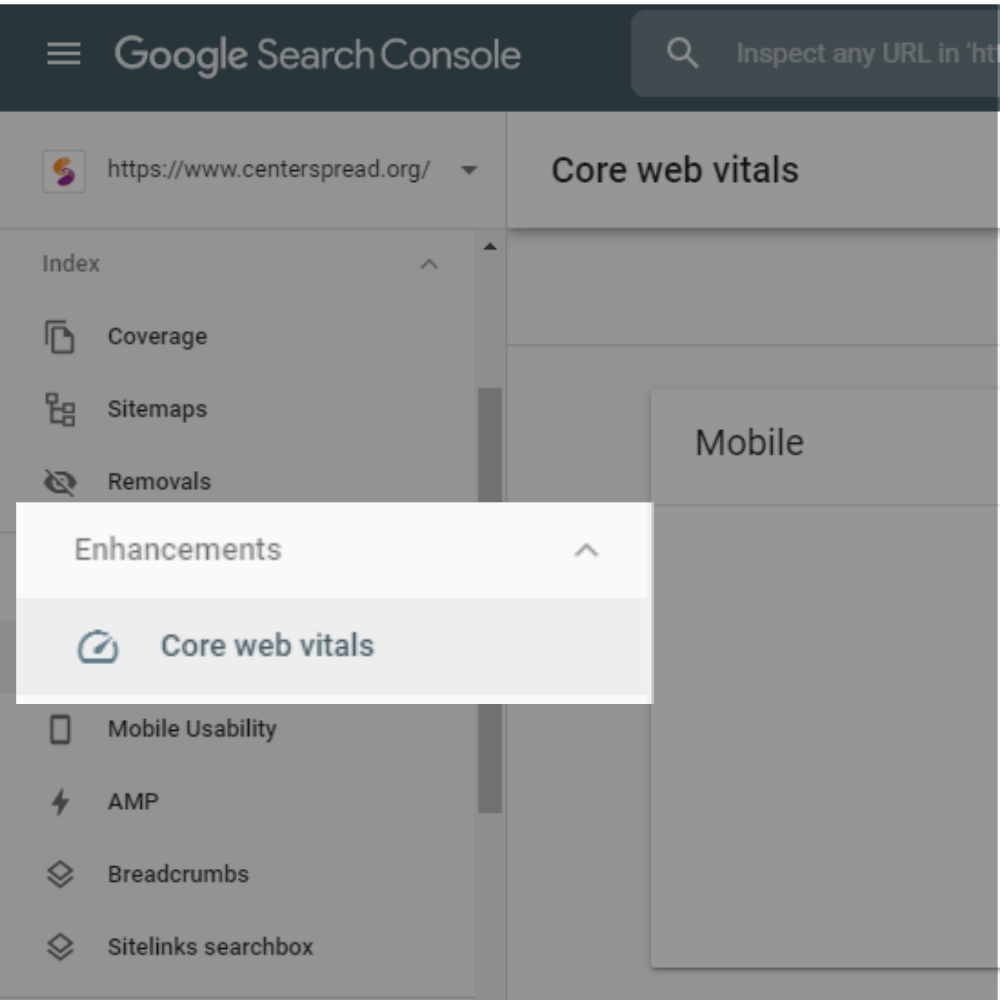 core-web-vitals-google-search-console